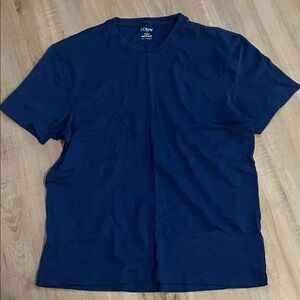 J. Crew Men's Deep Blue Short Sleeve Tee